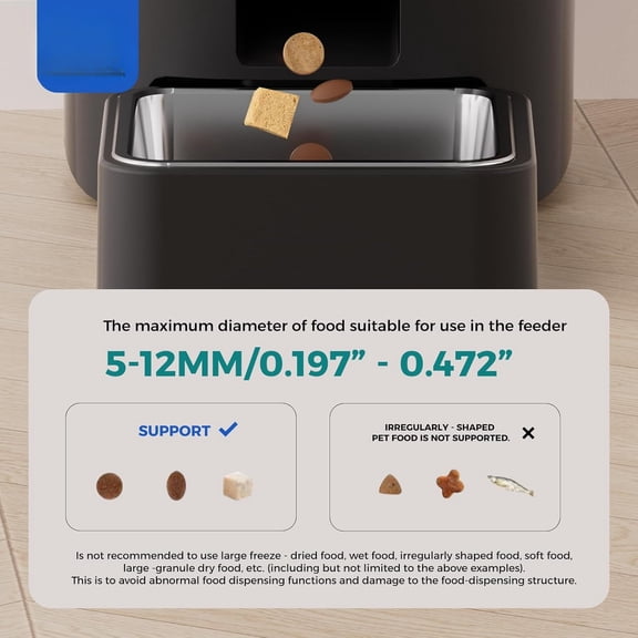 Automatic Cat Feeder,Camera 1080P HD - 6L Pet Feeder, 2.4/5G WiFi Smart App Control, Bluetooth Assist Link,Wide-Angle Lens,Automatic Feeder for Small and Medium-Sized Pets