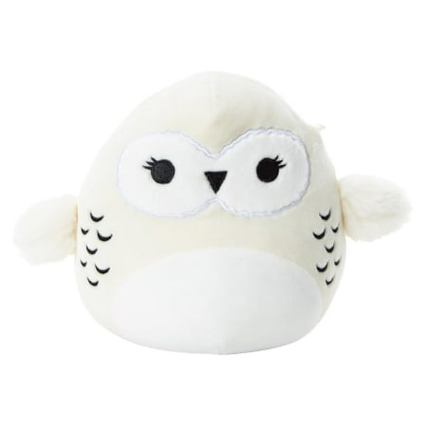 Peluche Squishmallows Harry Potter Hedwig, 6.5 pulgadas, blanco