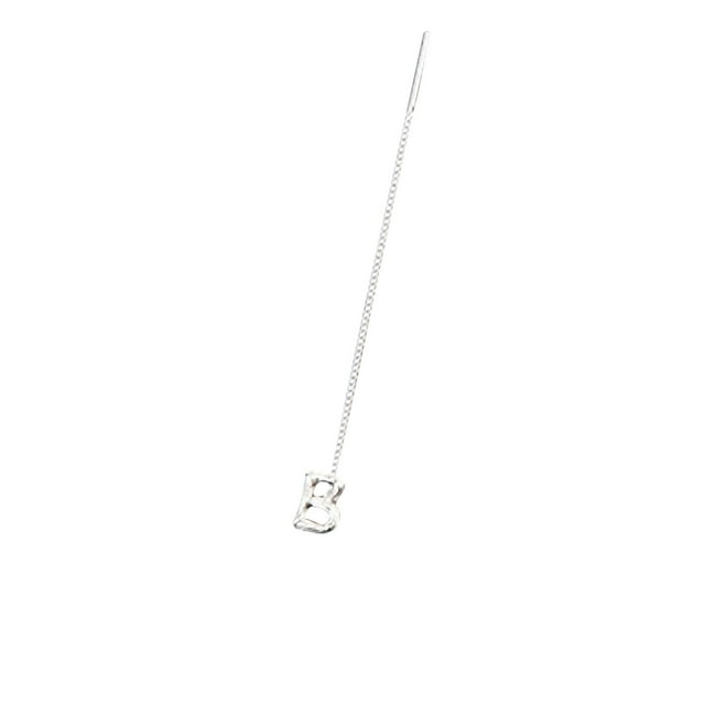 TopLLC Ear Clip Shiny Alphabet Earrings,26-letter Simples Bark Design Ear Chain Auricular chain