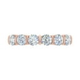 thumbnail image 3 of 1 1/5 Carat Diamond Wedding Band Ring in 14K Rose Gold (Ring Size 10.75), 3 of 5