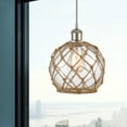thumbnail image 3 of Innovations Lighting - Farmhouse Rope - 1 Light Cord Hung Mini Pendant In, 3 of 7