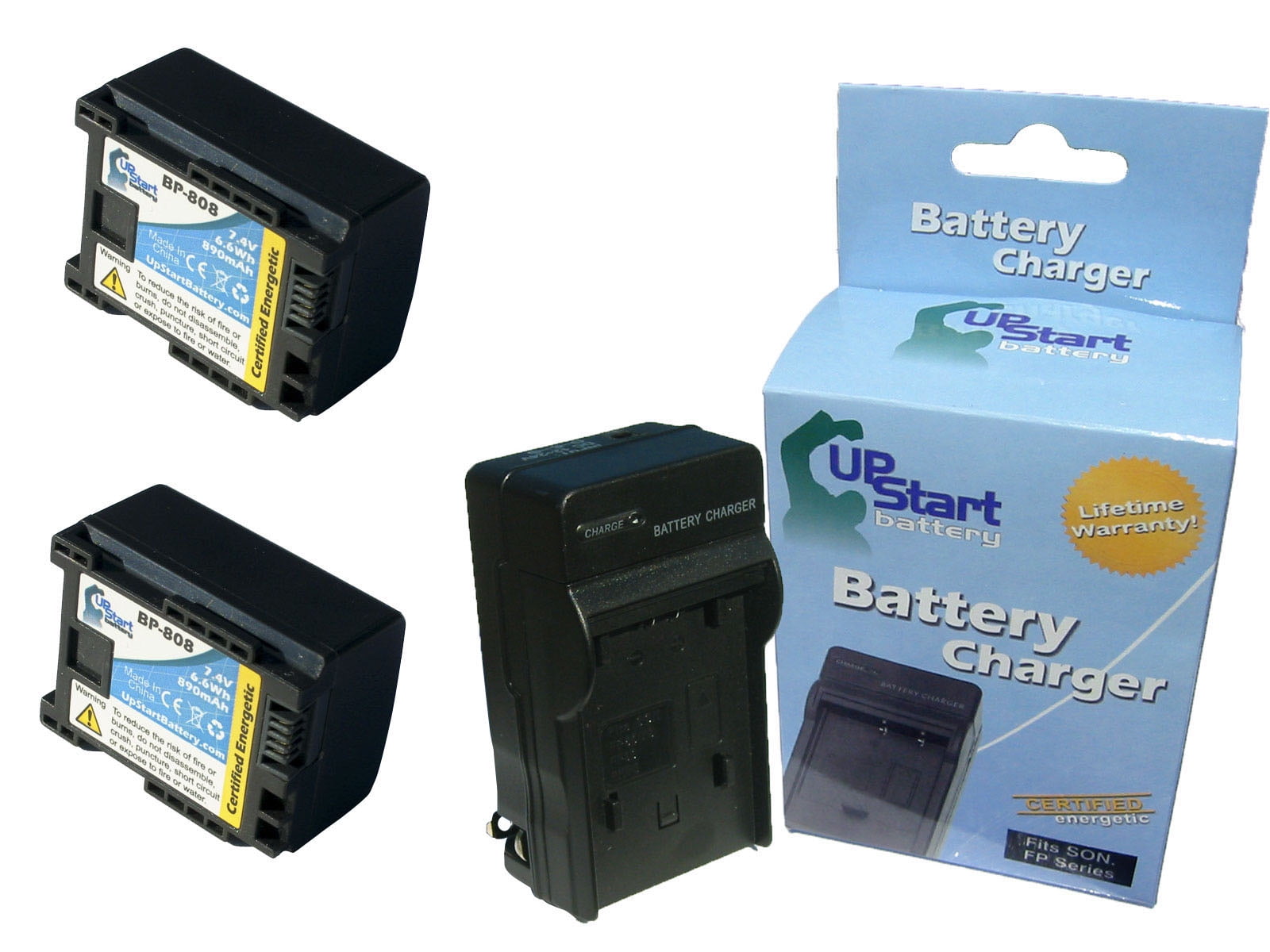 HF G20 FS20 XA10 HD FS21 VIXIA HF M30 FS11 FS200 XA10 FS31 FS300 FS400 HF G10 FS40 FS22 FS100 Kastar 4-Pack BP-808 Battery and LTD2 USB Charger Replacement for Canon VIXIA HG30 FS10