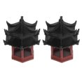thumbnail image 5 of Worgeous 2pcs Tiny Pavilion Ornament Mini Pavilion Statue Decorative Pavilion Decor Yard Bonsai Decoration Garden Chinese Style Pavilion Sculpture, 5 of 8