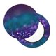thumbnail image 2 of Balery Purple and Green Glitter Fundas de asiento para taburete de bar redondo de tela de terciopelo ajustables que protegen de arañazos y manchas para sillas de 14 a 17 pulgadas.-12 inch, 2 of 7