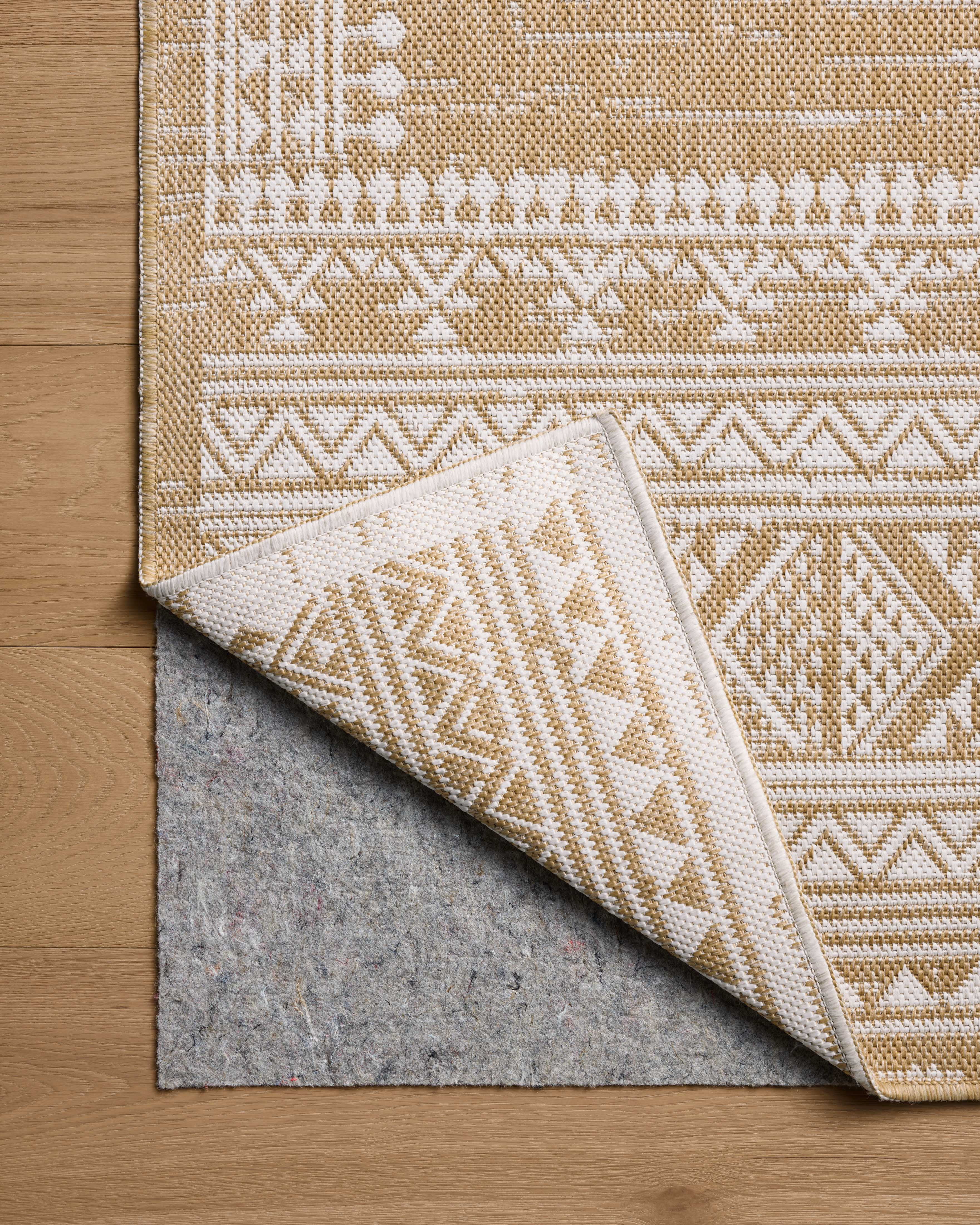Indoor Outdoor Rug 8x10, Reversible, Loloi Easton Ivory / Wheat (7'10" x 10')