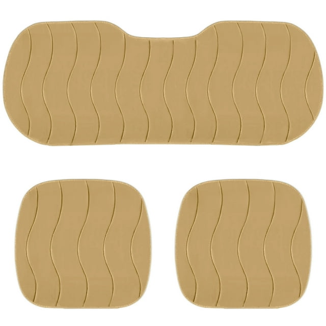 Car Seat Cover3 Pcs Car Seat Cover Full Set Car Front Seat Covers and Rear Benches Cover Originals Winter Plush and Warm for Automotive Suv Truck and Van Full Size Winter Set