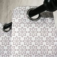 thumbnail image 3 of Ambesonne Floral Grommet Curtain, Monochrome Spring Blooms, 50" x 72", Taupe and White, 3 of 6