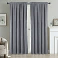 thumbnail image 1 of Haperlare 42"W x 63"L Velvet Curtains Room Darkening Soft Luxury Drapes Home Decor for Bedroom Curtain Privacy Protect for Party Dining Room, Gray, 2 Panels, 1 of 8
