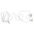 thumbnail image 4 of Auriculares con cable ergonómicos para correr, hacer deporte, para la vida diaria, fitness, ZX3 transparente, 4 of 15