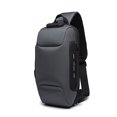 thumbnail image 1 of 1pc OZUKO Men's Anti-Theft Chest Bag With Password Lock And USB Charging Port,, 1 of 5