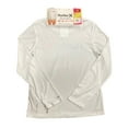 thumbnail image 2 of Hurley Youth Girl's UPF 50+ H2O Dri Fit Long Sleeve Rash Guard Swim Top (White, 10/12), 2 of 2