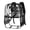 Black, variant on LILIYA Functional Small Backpack, Adjustable Shoulder Straps, Casual Daily Use, Water Resistant, for Ages 5Rd 5th 7th 9th, High School, Classic Bookbag, Commuter Pack