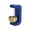 A-Blue, variant on Minimalist Wooden Wind Chimes Decorative Hanging Bell Ornament Wood and Metal Zen Home Decor Multiple Shape Variants for Outside