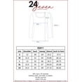 thumbnail image 4 of 24/7 Comfort Apparel Women's Criss Cross Cold Shoulder Long Sleeve Top, 4 of 4