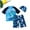 Z4-Navy, variant on Bathing Suits Boys Toddler Boys Two Piece Swimsuits Short Sleeve Cute Print Top Shorts Set Swimwear Children's High Waisted Swim Trunks Toddler Boy Swim Set,3-4 Years