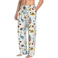 thumbnail image 6 of Sikiie Cartoon Space Mens Pajama Pants Sleep & Lounge Pants, PJ Bottoms With elastic waistb and Pockets Small, 6 of 6