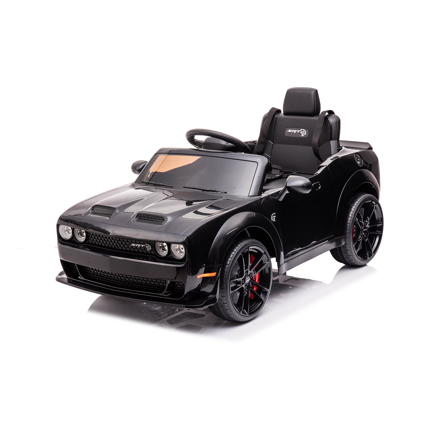 CIPACHO 12V Electric Cars for Kids, Licensed DODGE Challenger Ride On Car, Remote Control Truck Car for Boys Girls, Battery Powered Kids' Vehicles with LED Lights, Black CIPACHO 12V Electric Cars for Kids, Licensed DODGE Challenger Ride On Car, Remote Control Truck Car for Boys Girls, Battery Powered Kids' Vehicles with LED Lights, Black