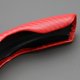 thumbnail image 3 of fundas antideslizantes para volante de coche (patrón de fibra de carbono rojo), repuesto de fibra de carbono, protector para la mayoría de los coches., 3 of 5