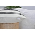 thumbnail image 3 of Cotton Woven Designer Lumbar Throw Pillow Covers Black and White, 12 x 20 inches | Oblong Small Rectangular Pillow Cases Set of 2, 3 of 8