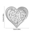 thumbnail image 2 of Heart Wind Spinner, Stainless Steel Wind Chime for Garden, Outdoor Patio Decor, Reflective Heart Shaped Hanging Spinner - Valentine's Day Gift, 2 of 7