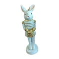 thumbnail image 3 of Figura de conejo de Pascua, adorno de escritorio de primavera, estatua decorativa de conejo, decoración de Pascua Oro, 3 of 9