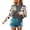 Gray, variant on NAYTOAO Women Leopard Print Long Sleeve Crew Neck Knit Pullover Sweater