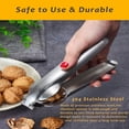 thumbnail image 4 of Chestnut Clip Stainless Steel Chestnut Opener Cracker Sheller Walnut Pliers Multifunctional Metal Nut Opener Kitchen Tools Dried Fruit Opener with a Chestnut Claw, 4 of 5