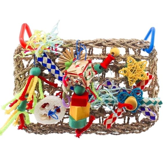 Bird Toys Cockatiel Toy Bird Foraging Wall Toy for Parrot Lovebirds Finch Parakeets Budgerigars Conure