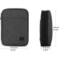 thumbnail image 2 of BAGSMART Electronic Organizer, Travel Cable Organizer Double Layer Electronics Accessories Cases Portable for Tablet, 2 of 5