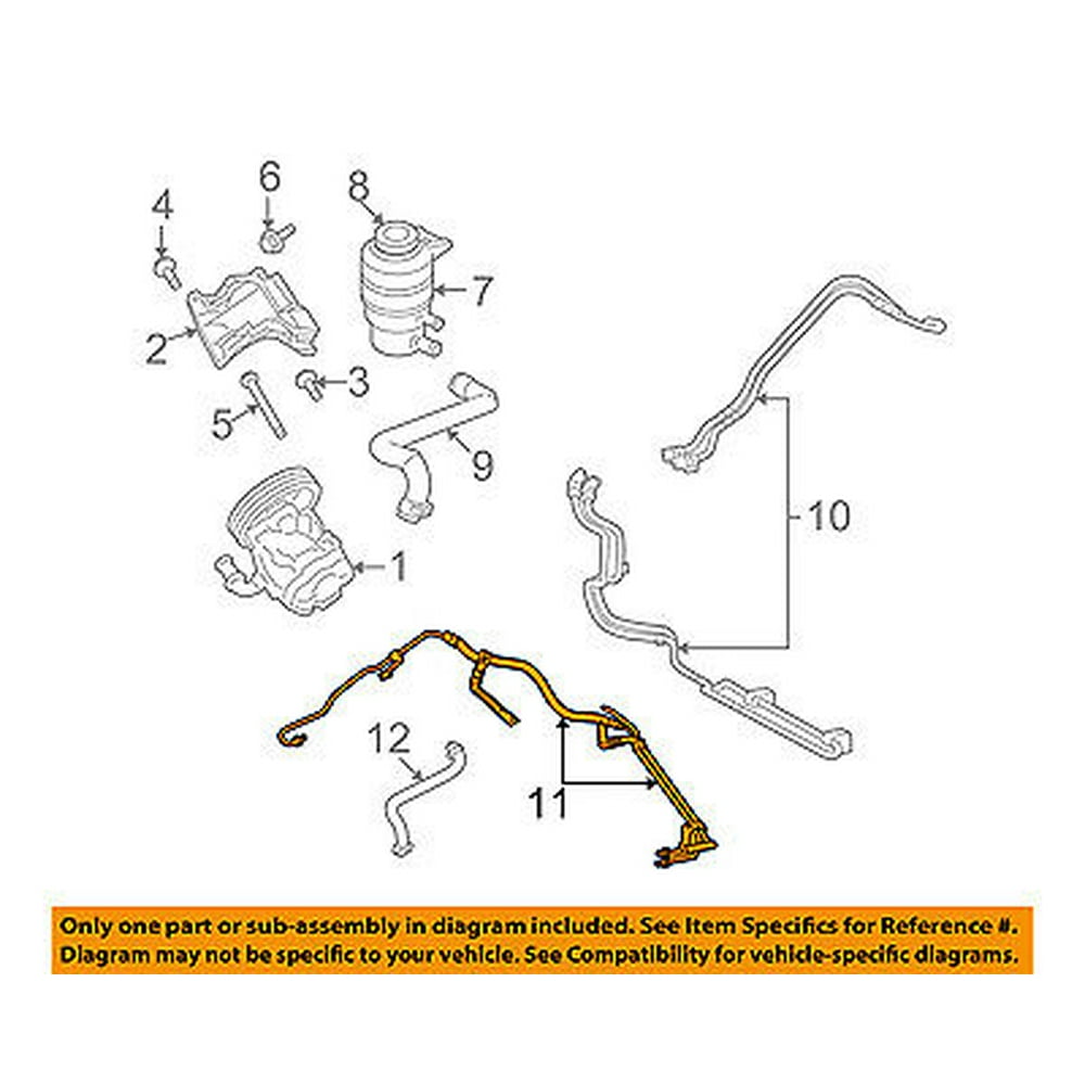 Jeep CHRYSLER OEM 0713 CompassPower Steering Pressure Hose 5105087AK
