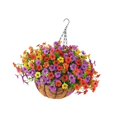 thumbnail image 4 of Maceta colgante de flores artificiales con cadena decorativa para exterior e interior. Vistoso, 4 of 9