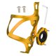 thumbnail image 4 of Portabidón de metal con tornillos para bicicletas de carretera, bicicletas de adulto y bicicletas de montaña. Dorado, 4 of 9