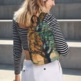 thumbnail image 5 of Fotbe Seasonal Tree Reflection Mochila de Lona con Estampado, Mochila Duradera, Mochila Versátil de Alta Calidad, Mochila Compacta Vintage-Small, 5 of 5