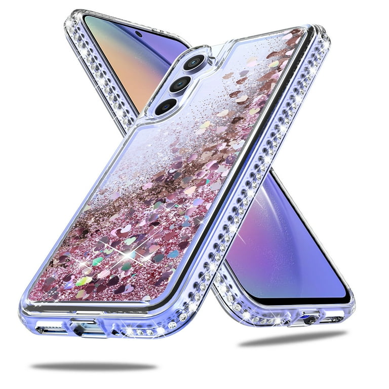 For Samsung Galaxy A54/53 A14/13 5G A32 Phone Case Glitter Shockproof Girl  Cover