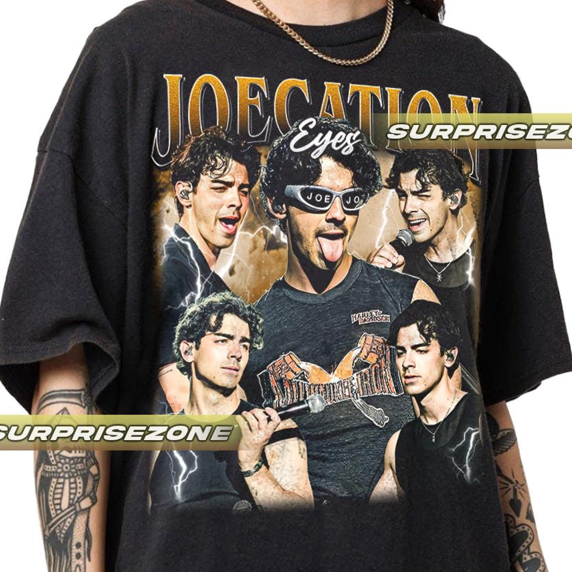 Joecation Eyes, Joe Jonas Unisex Softstyle Vintage Shirt, Gift For