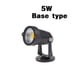 thumbnail image 3 of Lámpara LED para jardín al aire libre, 5 W, 10 W, con punta de lámpara, resistente al agua, CA 85-265 V, CC 12 V, foco para camino, luz blanca cálida y verde, 3 of 5