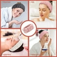 thumbnail image 6 of 3Pcs Face Wash Bands for Makeup and Yoga Sports Shower Face Spa Headband Elastic Headband for Girls and Women (Black, White, Light Grey), 6 of 6