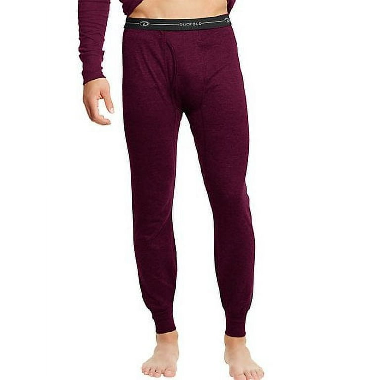 Duofold by Champion Mens Thermals Base-Layer Underwear, M, Bordeaux Red 