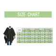 thumbnail image 3 of Wuxian Sweatshirt For Men Blanket Poncho Hoodie Irregular Hem Cozy Fuzzy Pullover Ponchos Warm Hooded Cape Tops,Black,L, 3 of 5