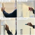 thumbnail image 4 of Permanent Adhesive Vinyl Window Film (12"X15FT) Frosted Pearl White Etched Self-Adhesive Vinyl for Privacy, Home, Office, Crafts, Stickers, Decorative Window Film by Turner Moore, 4 of 6