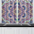 thumbnail image 4 of CADecor Mandala Window Treatment Panel Curtains Window Curtain Kitchen Curtain,Two Piece 26x39 Inches, 4 of 4