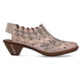 thumbnail image 2 of Rieker Women's Sina 78 Lightweight Low-Heeled Sling-back Shoe (Clay/Lightrose-Silver/Fango, 8), 2 of 6