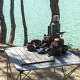 thumbnail image 1 of Luxshiny Pied de Table de Camping Réglable Noir Pieds en Métal Portables pour Randonnée Lot de 1, 1 of 8