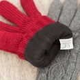 thumbnail image 5 of CC Cable Knit Fleece Lined Gloves, 5 of 6