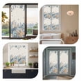 thumbnail image 7 of Blue Starfish Coastal Window Privacy Film,Eucalyptus Summer Nautical Shell Rustic Static Cling UV Sun Blocking Heat Control Window Tint Day and Night,Non-Adhesive One Way Privacy Cover 17.7''x39.3'', 7 of 7