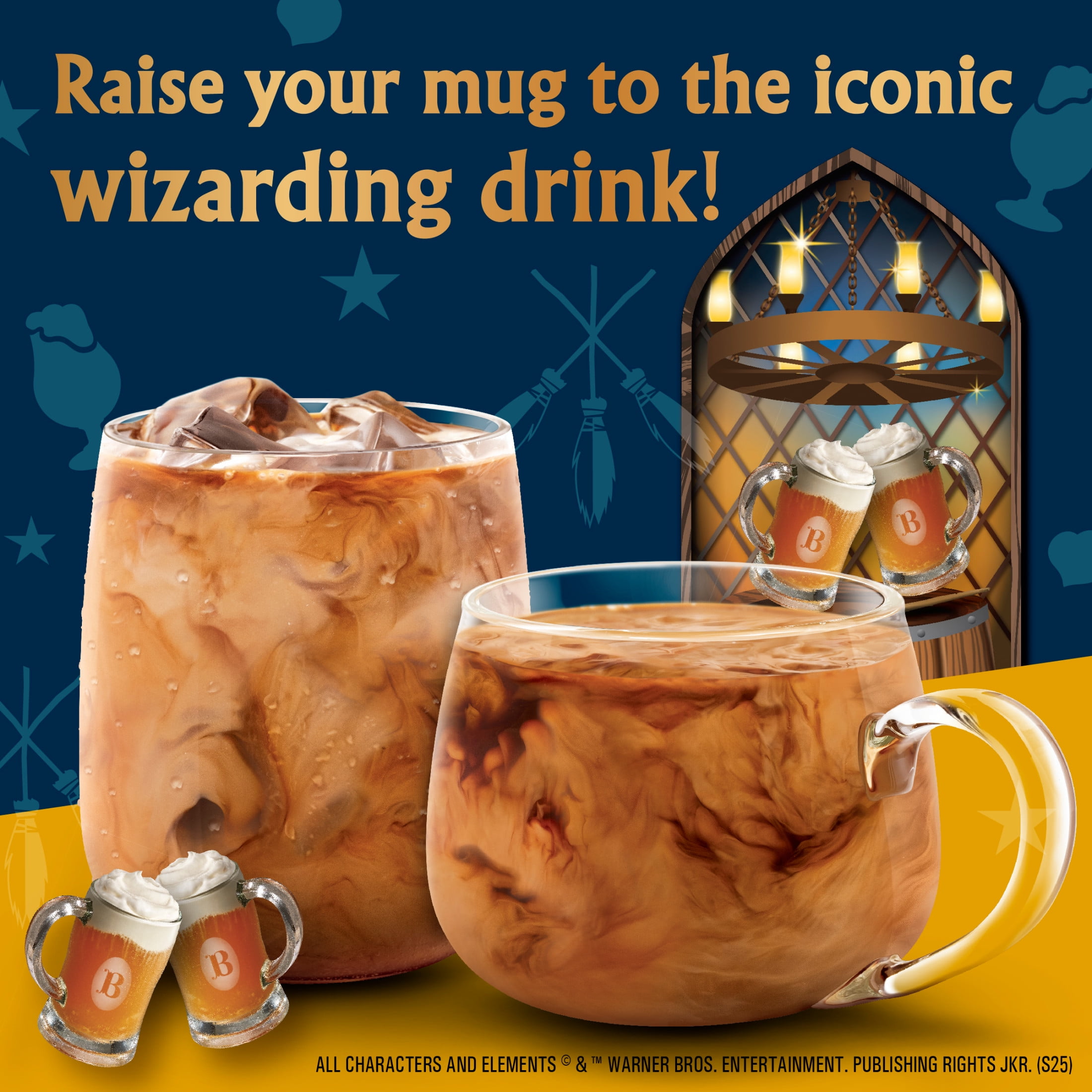 Coffee mate Harry Potter Butterbeer Flavored Creamer, Zero Sugar Liquid Coffee Creamer 28 fl oz