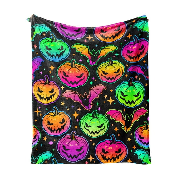 Christmas Decor Super Soft Thickened Autumn And Winter Blanket Flannel Bed Sheet Halloween Themed Fleece Blanket Versatile Bed Mat And Cover Cozy And Warm Home