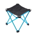 thumbnail image 3 of S SERENABLE Camping Stool 9.64" Portable Chair Mini Folding Stool for Beach Blue, 3 of 9