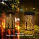 thumbnail image 3 of 1 pieza de linterna solar para exterior, IP65 Luz solar decorativa para jardín a prueba de agua, lámpara solar para exteriores Decoraciones para caminos, jardines, patios, terrazas y patios Navidad (, 3 of 5