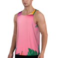 thumbnail image 2 of Fuzoiu Summer Fruits And Sunglasses Print Men's Workout Tank Tops,Sleeveless Gym Shirt Quick Dry,Fitness Bodybuilding T-Shirt,Muscle Athletic Workout Tee-Large, 2 of 7
